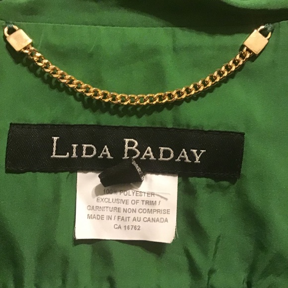 SOLD: Lida Baday Emerald Cropped Jacket - Picture 4 of 5